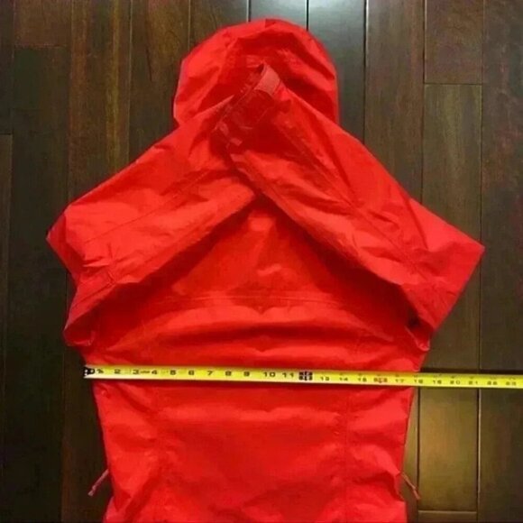Columbia Jacket Omni Shield Waterproof Nylon Windbreaker Hood Coral Orange XS - Picture 12 of 16